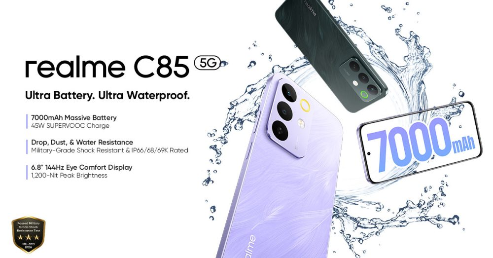 realme C85 5G Arrives in the Philippines: A 7000mAh Battery Beast for All-Day Power